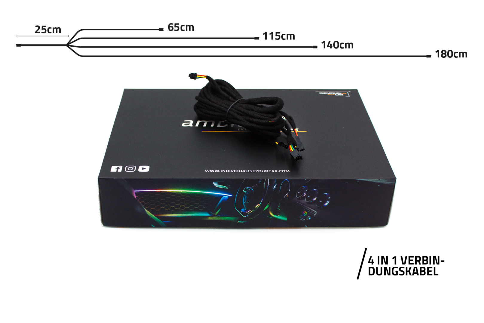 ambitrim® Digital RGB RGBIC FULL LED Ambientebeleuchtung Einzelkomponenten